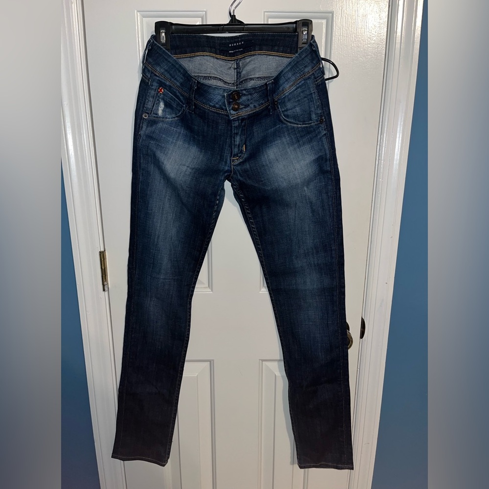 Hudson Womens size 27 waist blue jeans